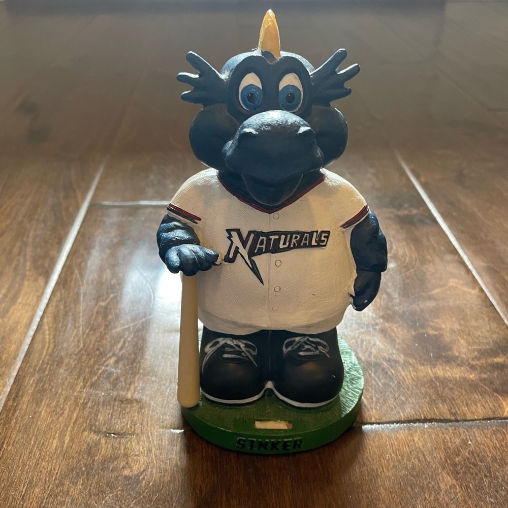 Collectible Arkansas Natural’s Sinker Piggy Bank Baseball Bobblehead